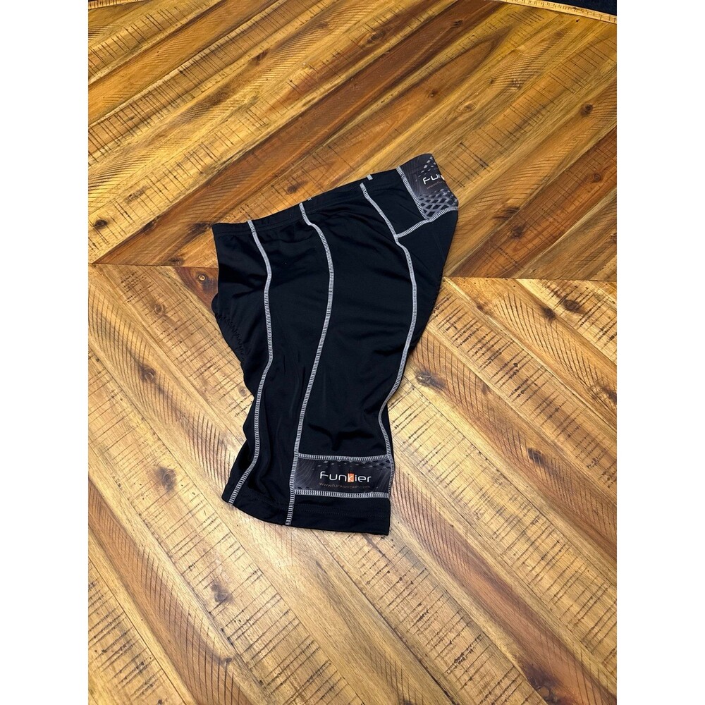 Funkier 10-Panel Padded Cycling Shorts Men’s Size 30 Black C14 Chamois